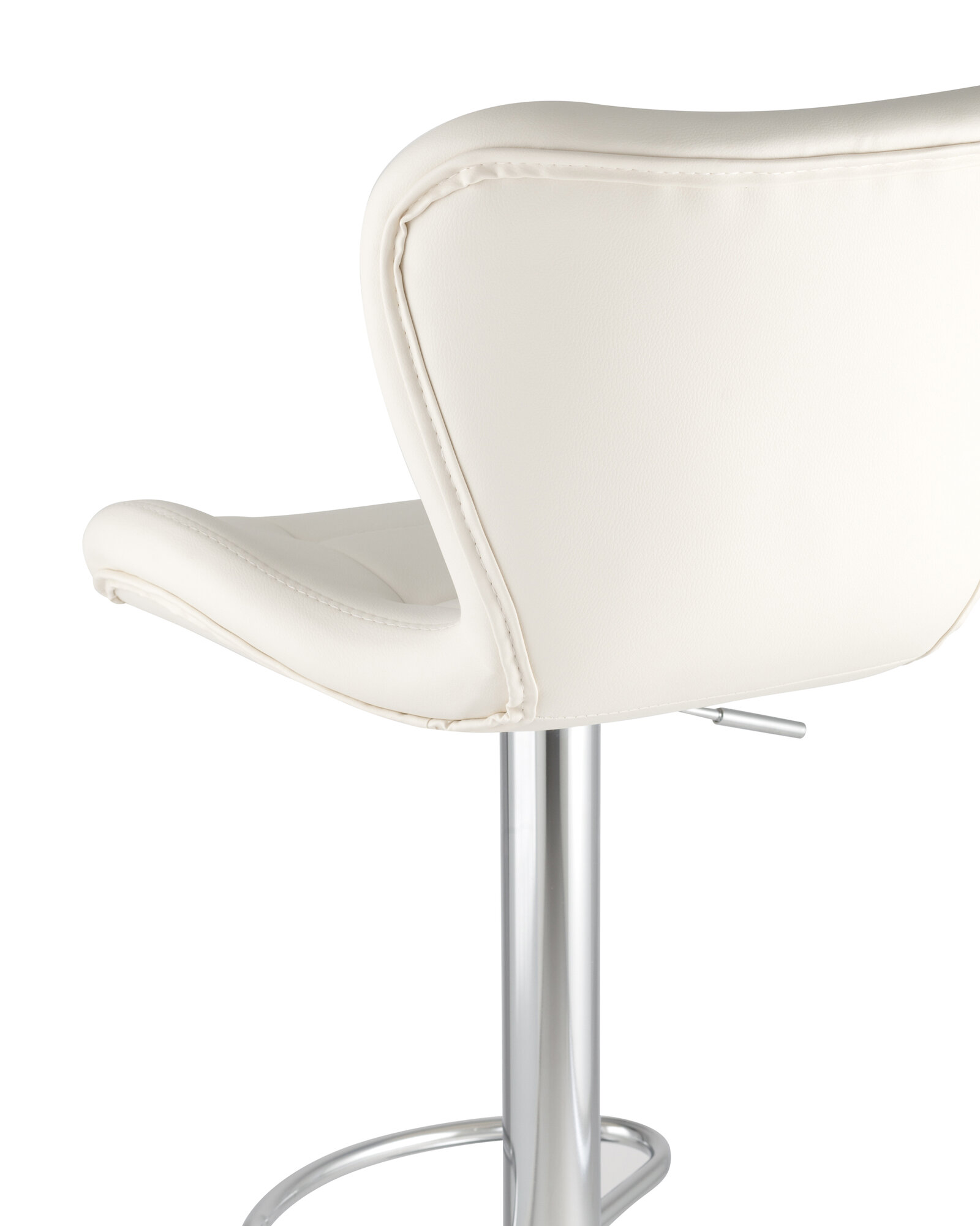 Барный стул Stool Group PORSCHE WHITE, белый/серебро Hoff - фото №2