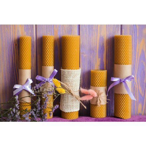 Свеча из вощины колонна 2070₽