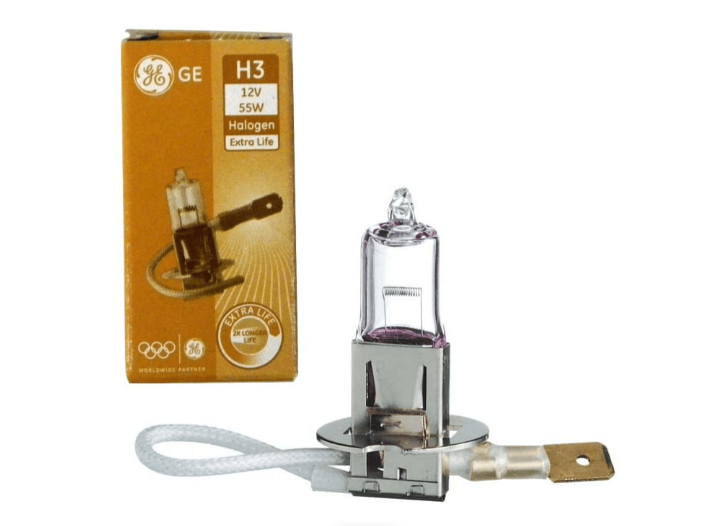 фото Лампа автомобильная, галогеновая, 17464 GE 12V H3 55W Pk22s Extra Life