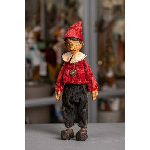 Авторская кукла Буратино ручной работы, интерьерная, деревянный авторская будуарная кукла буратино ручной работы коллекционная