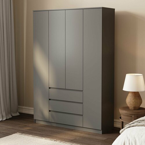 Шкаф Мори МШ 16001 Графит распашной 26439₽