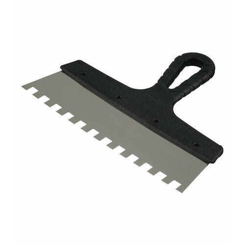 Шпатель зубчатый 250х10 мм с пластиковой ручкой 1065₽
