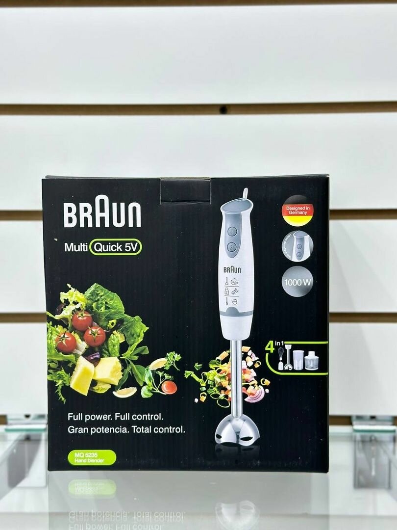 фото Блендер погружной 4в1, с мощностью 1000Вт