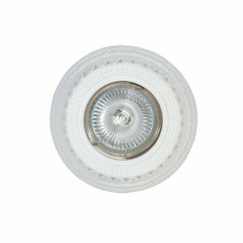 Гипсовый светильник SvDecor SV 7026 белый ф100 мм