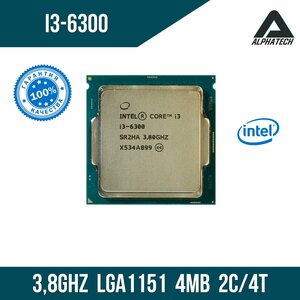 Процессор Intel Core i3 6300 ( 3,8 ГГц, LGA 1151, 4 Мб, 2 ядра )
