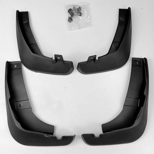 Брызговики Mazda 6 GJ 2013-2021, комплект 4 штуки + крепеж