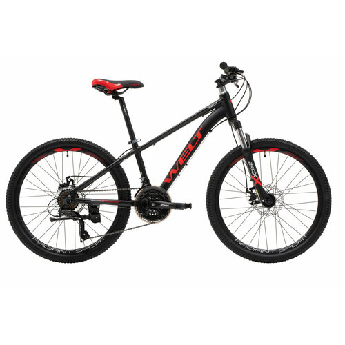 Подростковый велосипед Welt Peak 10 D 24 2024 24 Черный 130-150 см 34990₽
