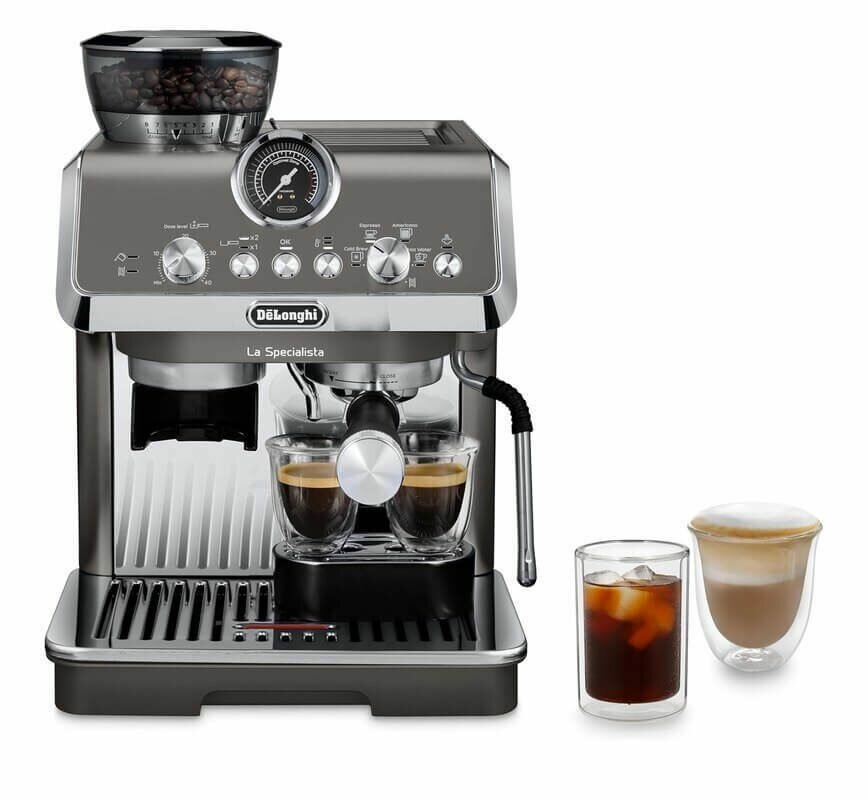 Кофеварка рожковая DeLonghi La Specialista Arte Evo Cold Brew EC9255. T титан