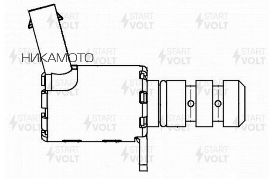 STARTVOLT SVC 1810 Клапан эл. рег. фаз ГРМ для а/м VAG Tiguan (07-) 1.4TSi/Octavia A7 (13-) 1.6i STARTVOLT SVC 1810