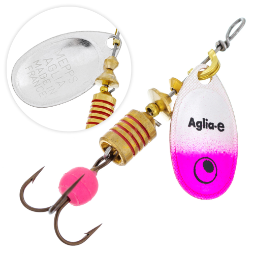 Блесна вращающиеся Mepps Aglia E №1 3,5 гр AG/ROSE