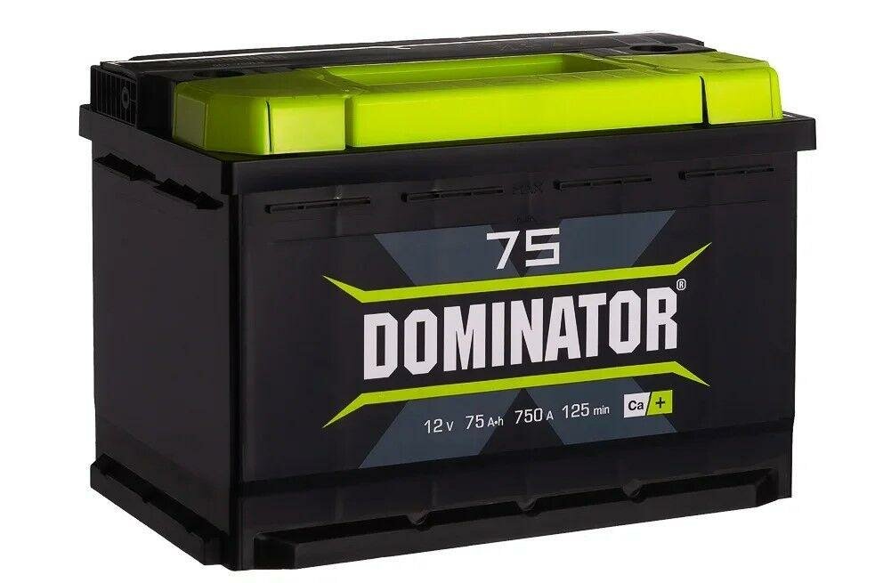 Аккумулятор Dominator 75Ач прямая полярность 575111060