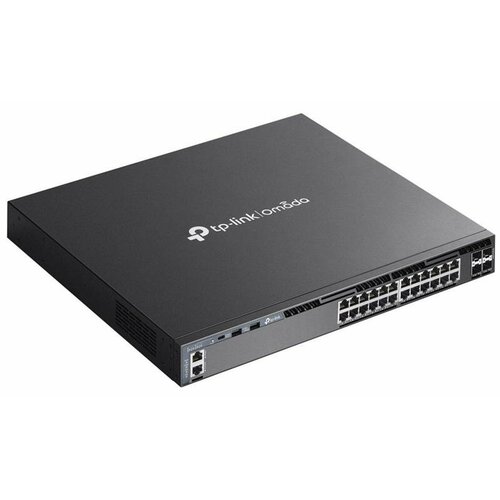 TP-Link SG6428X, Стекируемый управляемый коммутатор 3 го уровня Omada с 24 гигабитными портами и 4 портами SFP+