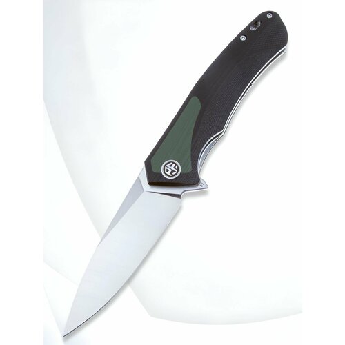 Складной нож Petrified Fish Pub сталь D2, рукоять Black/Green G10