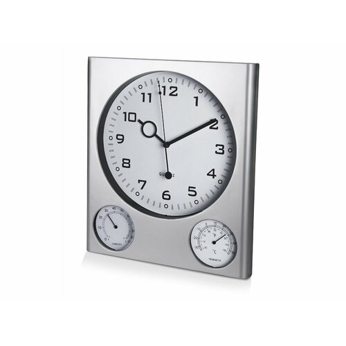 Погодная станция настенная Патерна 57165815 серебристый 27 х 25 х 32 пластик 80400₽