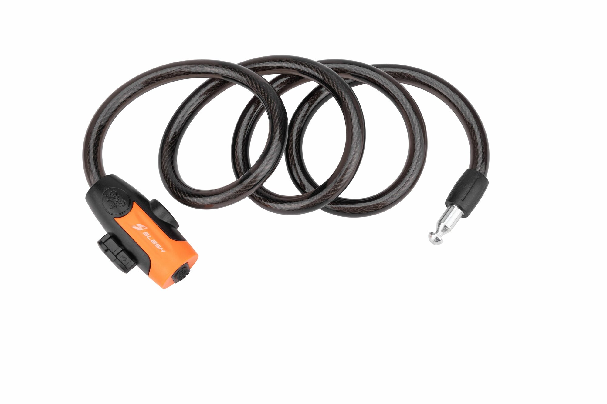 фото Замок велосипедный на ключе противоугонный 1.5 метра, Slash