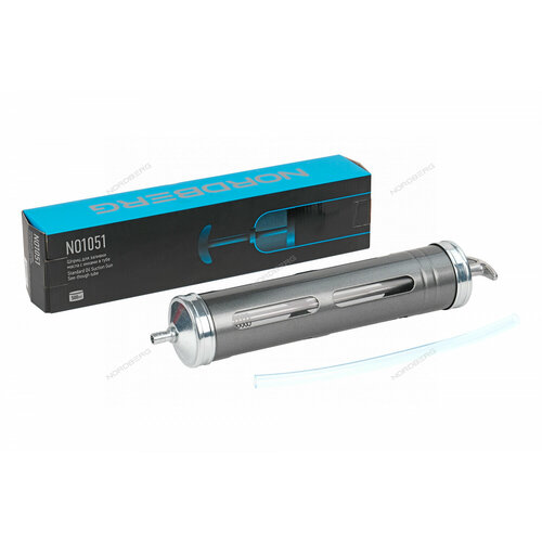 Шприц для заливки масла с окнами в тубе, 500 мл NORDBERG NO1051