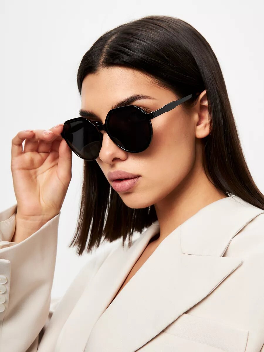 Солнцезащитные очки , черный — фото 1