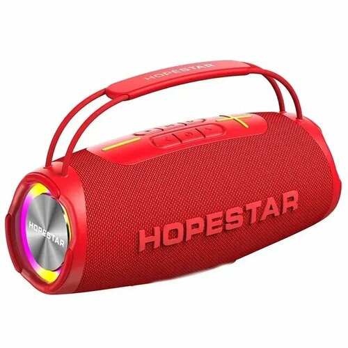 Колонка беспроводная блютуз Hopestar H53 красный Портативная беспроводная колонка красный 3972₽