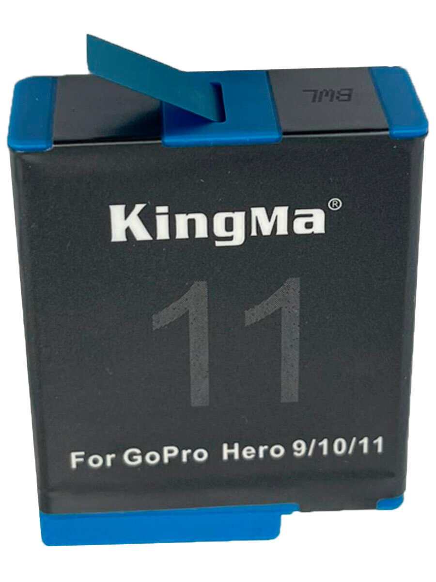 Аккумулятор KingMa для экшн камеры GoPro 12 11 10 и 9