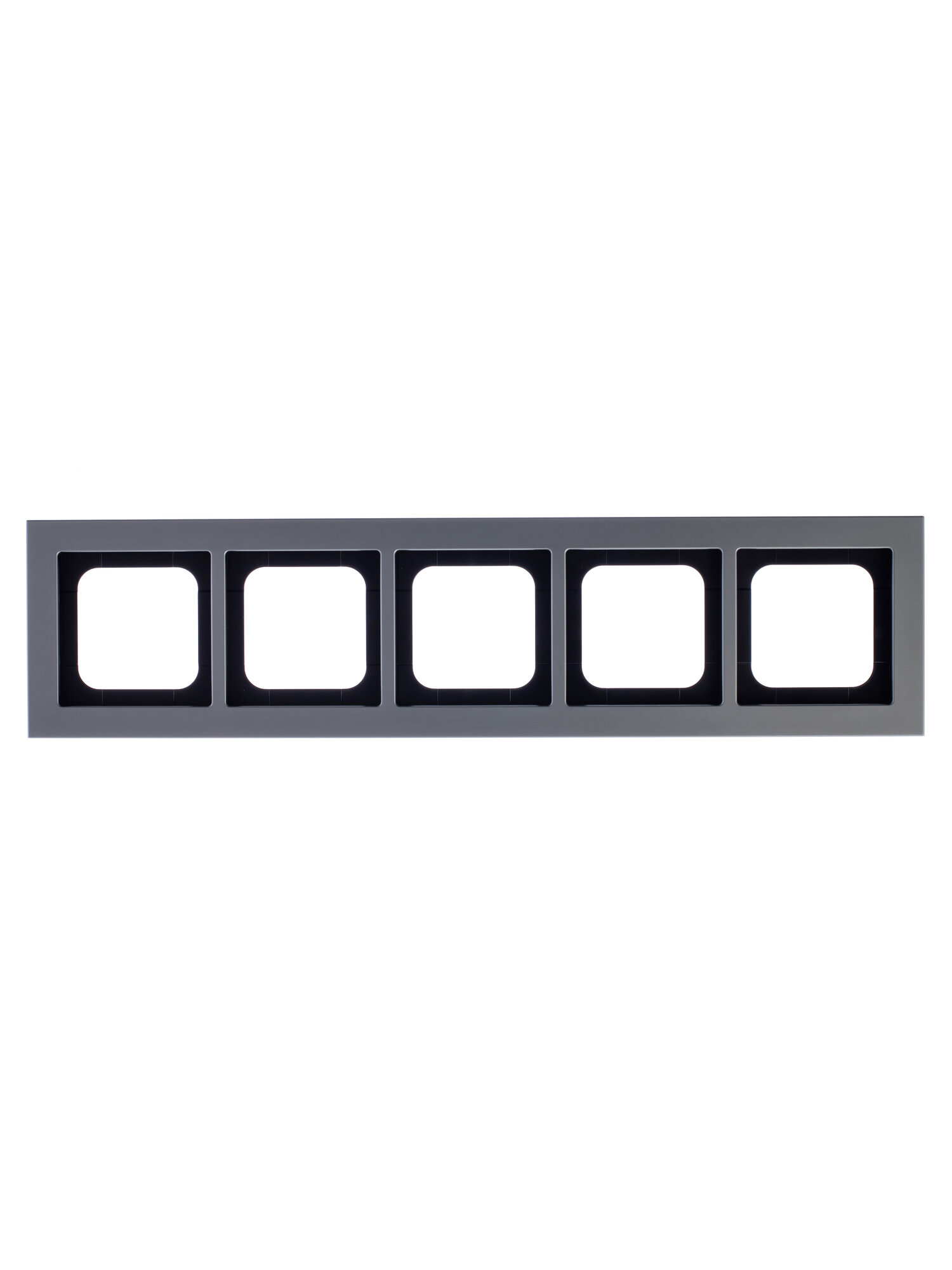 Рамка 5-постовая ABB Axcent металл платина (1725-270-500) 2CKA001754A4692