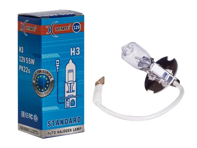 Лампа галогенная Xenite 1007012 H3 12V 55W, 1