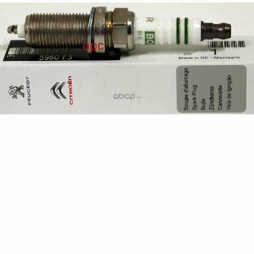 W Свеча зажигания C4 5960 F3 peugeotcitroen 1шт 1072₽