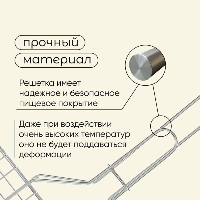 Решетка для гриля Maclay - фото №8