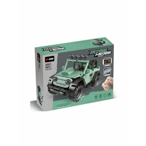 Конструктор Decool Motor Jeep Wrangler зеленый 2529₽