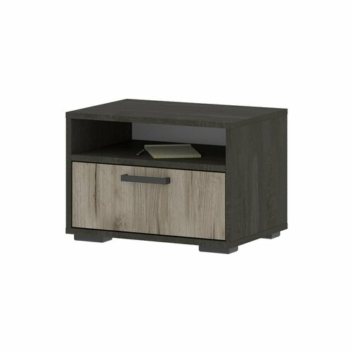 Тумба прикроватная Эдинбург ТБ 01 - Железный камень Дуб крафт серый 2789₽