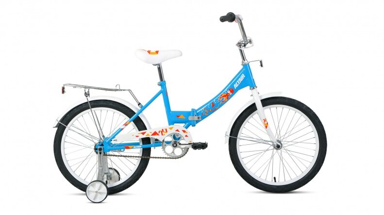 Велосипед городской FORWARD ALTAIR CITY Kids 20 Compact 2022 IBK22AL20035, голубой