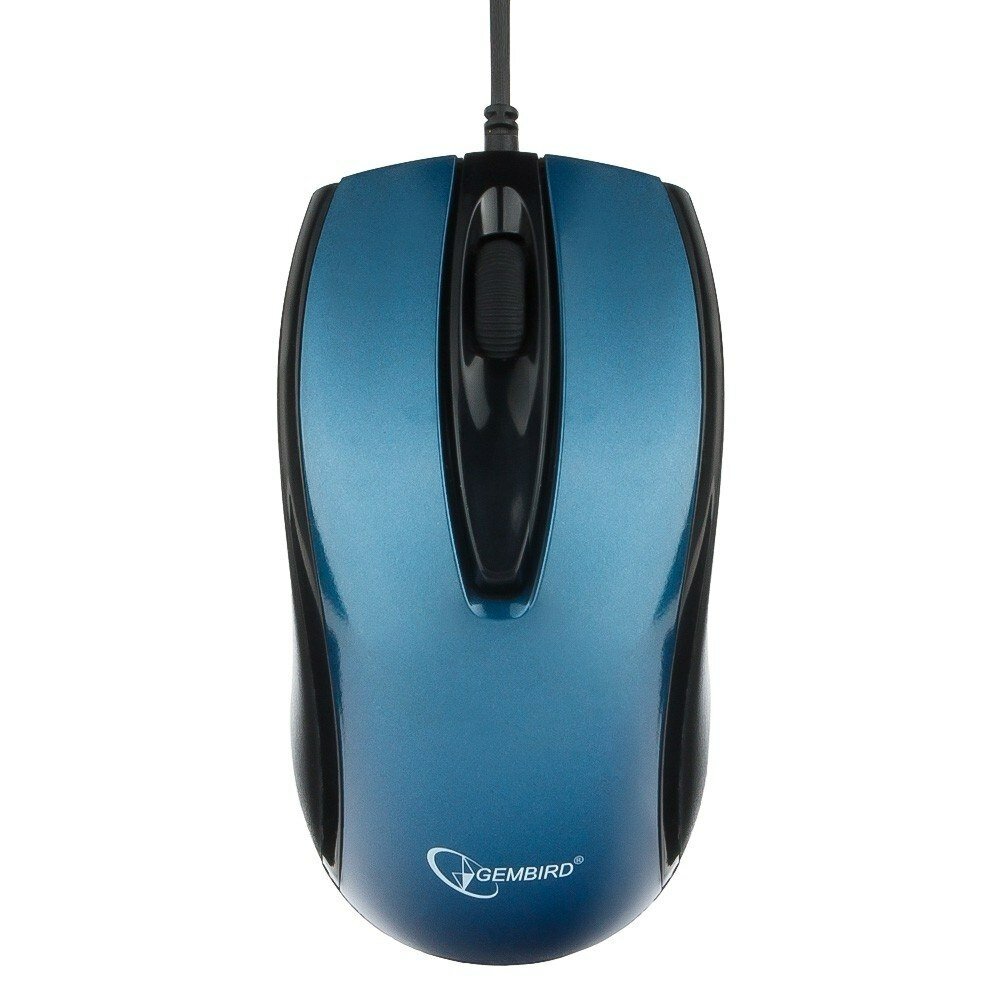 Мышь Gembird MOP-405-B, USB, 1000DPI, бесшумная