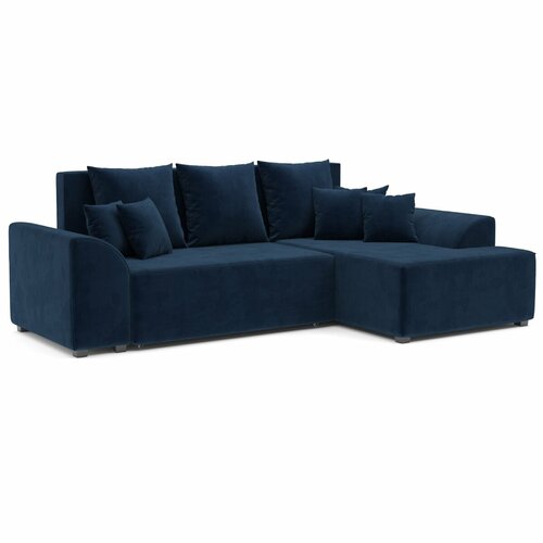 Угловой диван Ливерпуль Midnight, механизм еврокнижка