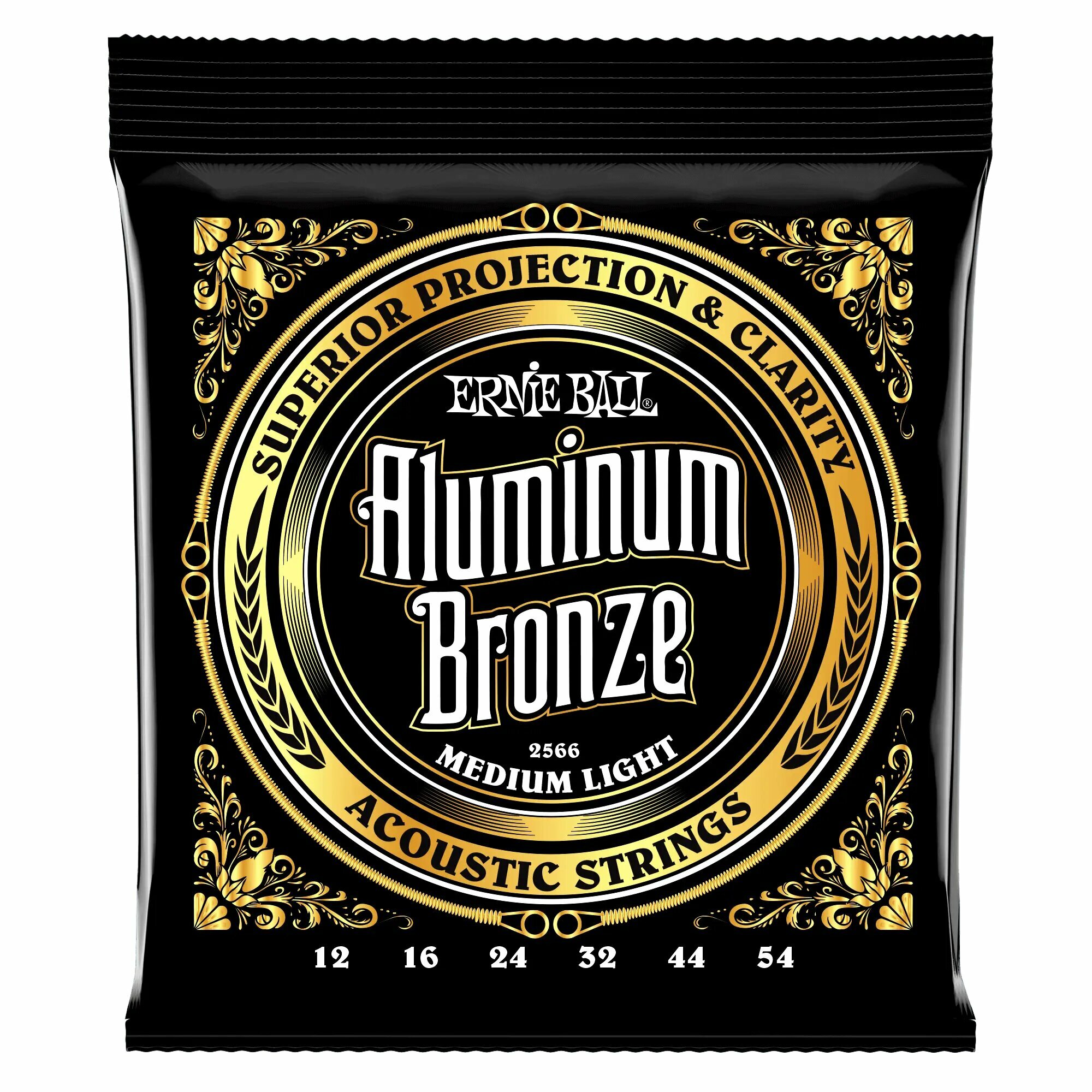 Струны для акустической гитары Ernie Ball 2566 Aluminum Bronze 12-54, Ernie Ball (Эрни Бол)