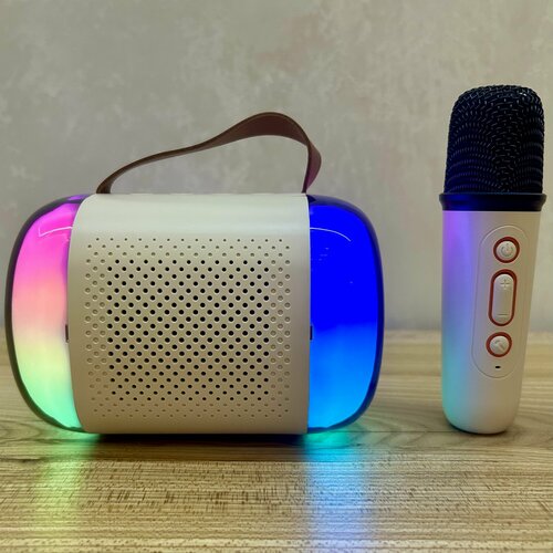 Портативная колонка Bluetooth K5 с караоке LED подсветка USB Micro TF card TYPE-C FM-радио 250000₽