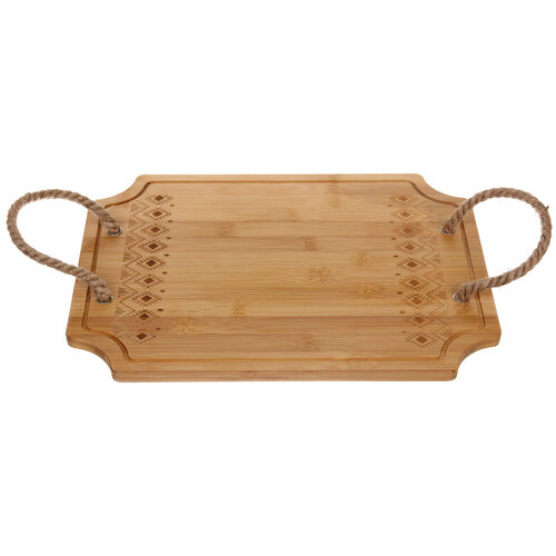 Доска бамбуковая для подачи и сервировки 