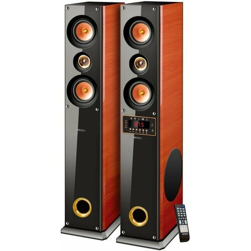 Ginzzu GM-327, Акустическая система 2.0, 2x100W/BT/USB/ SD/FM/AUX/ДУ