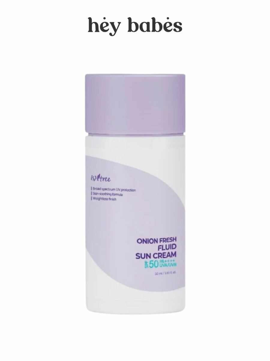 Солнцезащитный флюид с экстрактом красного лука IsNtree Onion Newpair Fresh Fluid Sun Cream