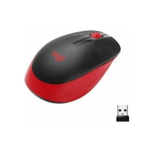 Мышь Logitech M190 черныйкрасный 232100₽