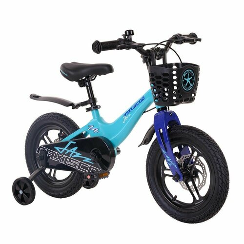 Велосипед MAXISCOO JAZZ Pro 14 2024 Мятный матовый MSC-J1434P Рост 90-110 см 18900₽