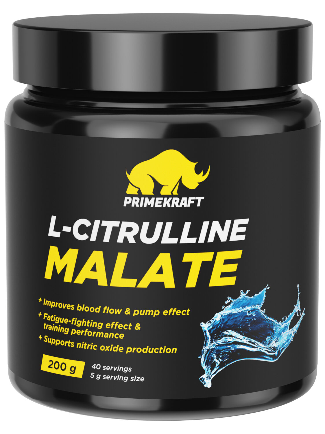 Л-Цитруллин Малат Prime Kraft L-Citrulline Malate - 200 грамм, натуральный