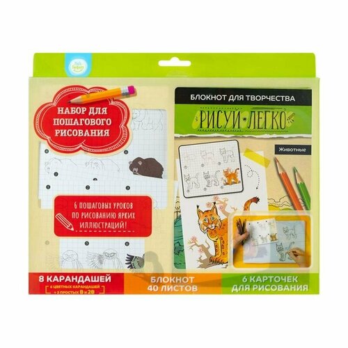 Набор для пошагового рисования 