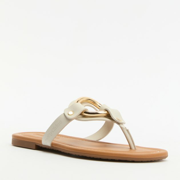 фото Шлепанцы See By Chloe SB42081A бежевый, Размер 40