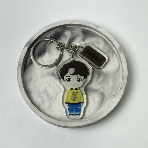 Брелок, гладкая фактура, LADA (ВАЗ), бесцветный