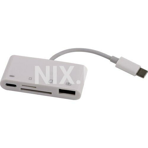 Внешний картридер Ks-is USB Type-C 3.1/USB 3.0 Card Reader KS-399