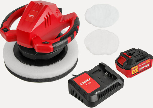 Изображение товара Машина полировальная аккумуляторная WORTEX CPM 2518 E XLT SET (1334508)