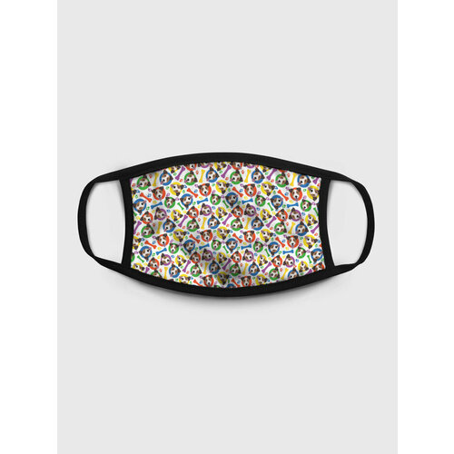 Маска многоразовая защитная Собаки Джек рассел терьер Джек Рассел Терьер красочный дизайн 360₽