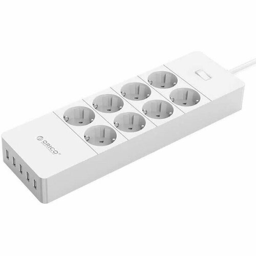 Сетевой фильтр Orico HPC-8A5U 8 розеток 5xUSB белый ORICO-HPC-8A5U-WH 1979188 7592₽