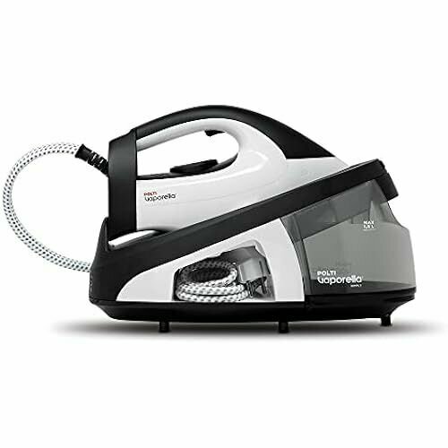 Polti Vaporella Simply VS2020 паровая утюговая станция со съемным резервуаром для воды объемом 15 литра макс давление насоса 65 бар паровой удар 210 гмин функция Eco белыйчерный класс энергопотребления A 2970900₽