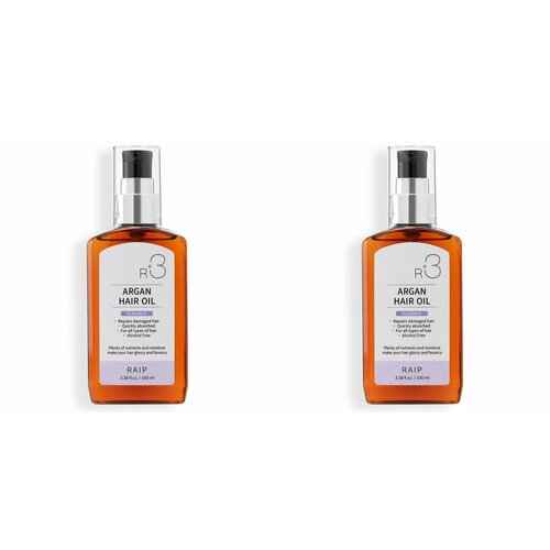 Аргановое масло для волос Raip R3 Argan Hair Oil Elegance, 100 мл, 2 шт