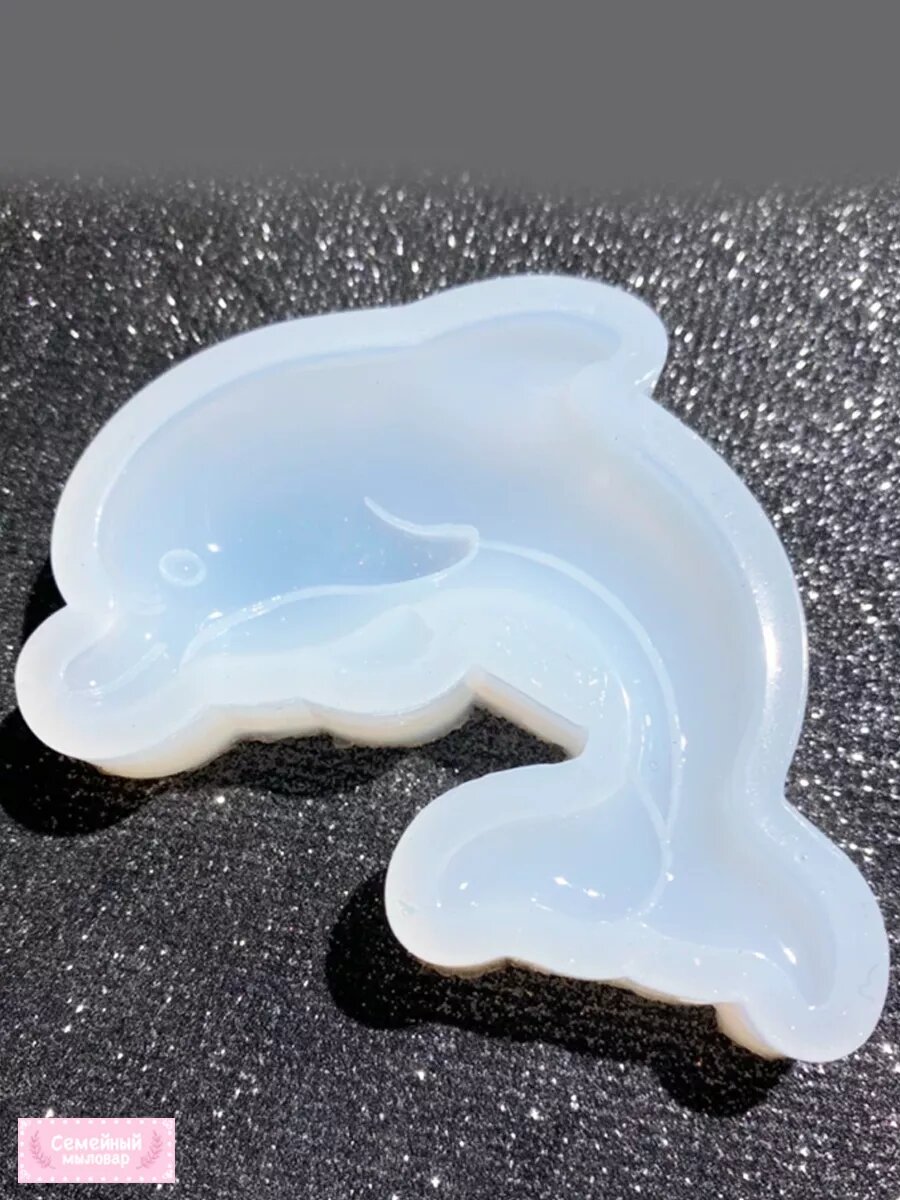 Силиконовая форма / молд для эпоксидной смолы Дельфин — фото 1